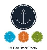 Chain Clip Art Vector And Illustration  409 Anchor Chain Clipart