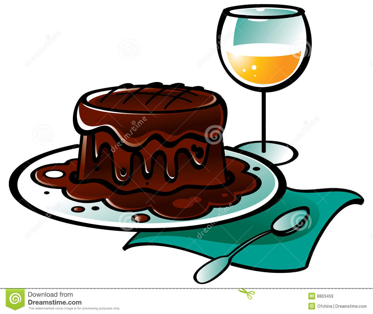 Chocolate Pudding Cake Royalty Free Stock Images   Image  8803459