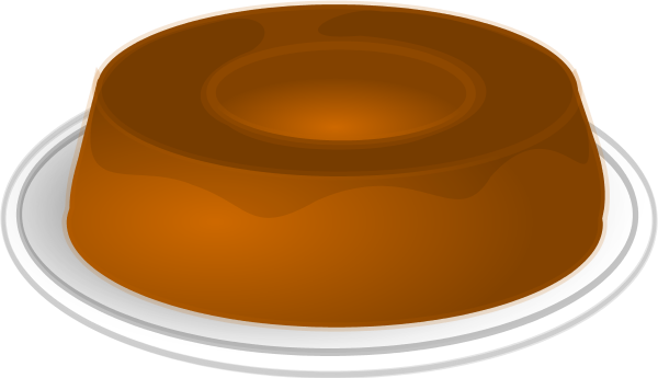 Chocolate Pudding   Vector Clip Art