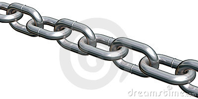 Close View Of A Straight Chain