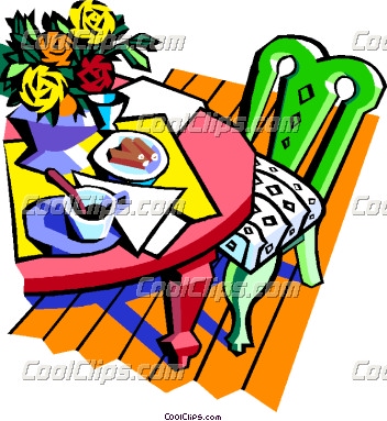 Dinner Table Setting Clipart 323979 Ood And Dining Dinner Table