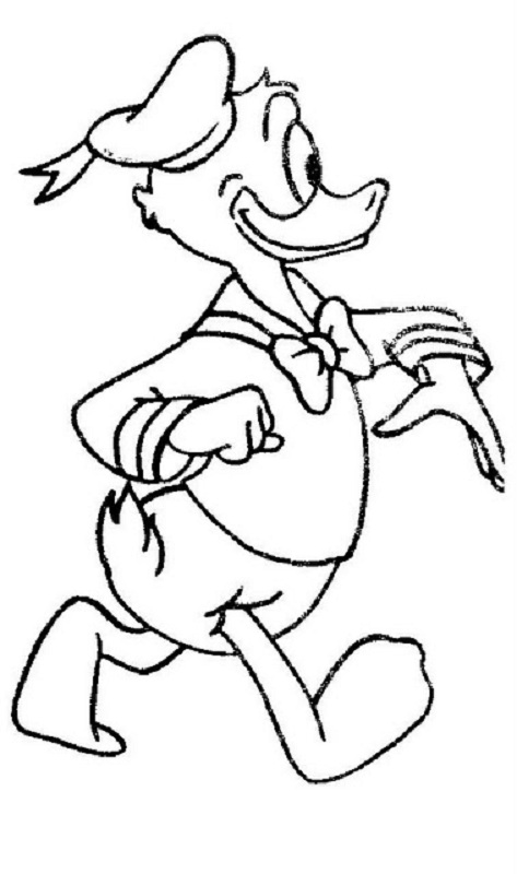 Disney Character Donald Duck Coloring Pages Sheets   Coloring Pages