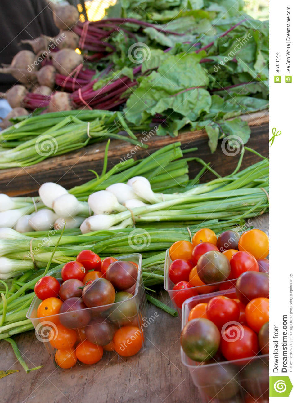 Fresh Vegetables At A Farmers Market