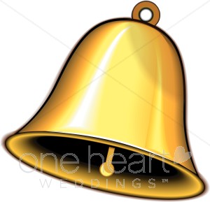 Gold Wedding Bell   Wedding Bell Clipart