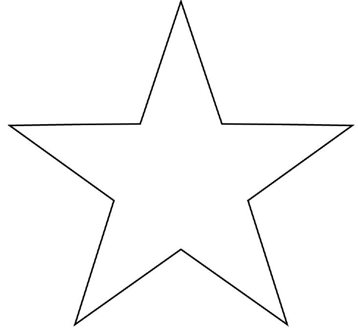 Star Template Printable   Clipart Best