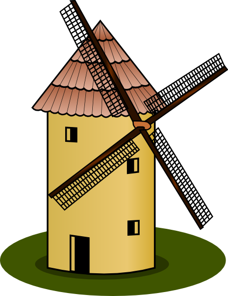 Windmill Clip Art At Clker Com   Vector Clip Art Online Royalty Free