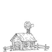 Windmill Clip Art Vector Graphics  2425 Windmill Eps Clipart Vector