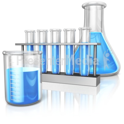 Beaker Test Tube And Flask   Presentation Clipart   Great Clipart For