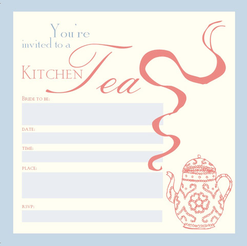 Bride S Kitchen Tea
