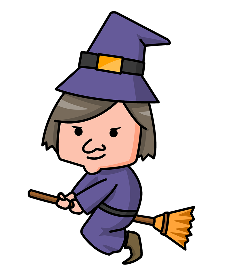 Cute Halloween Witch Clipart   Hvgj