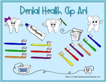 February Dental Health Clip Art  Graphics For Commercial Use