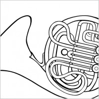 Free Vector Vector Clip Art French Horn Clip Art