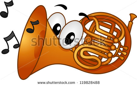 French Horn Clip Art Free Vector   4vector