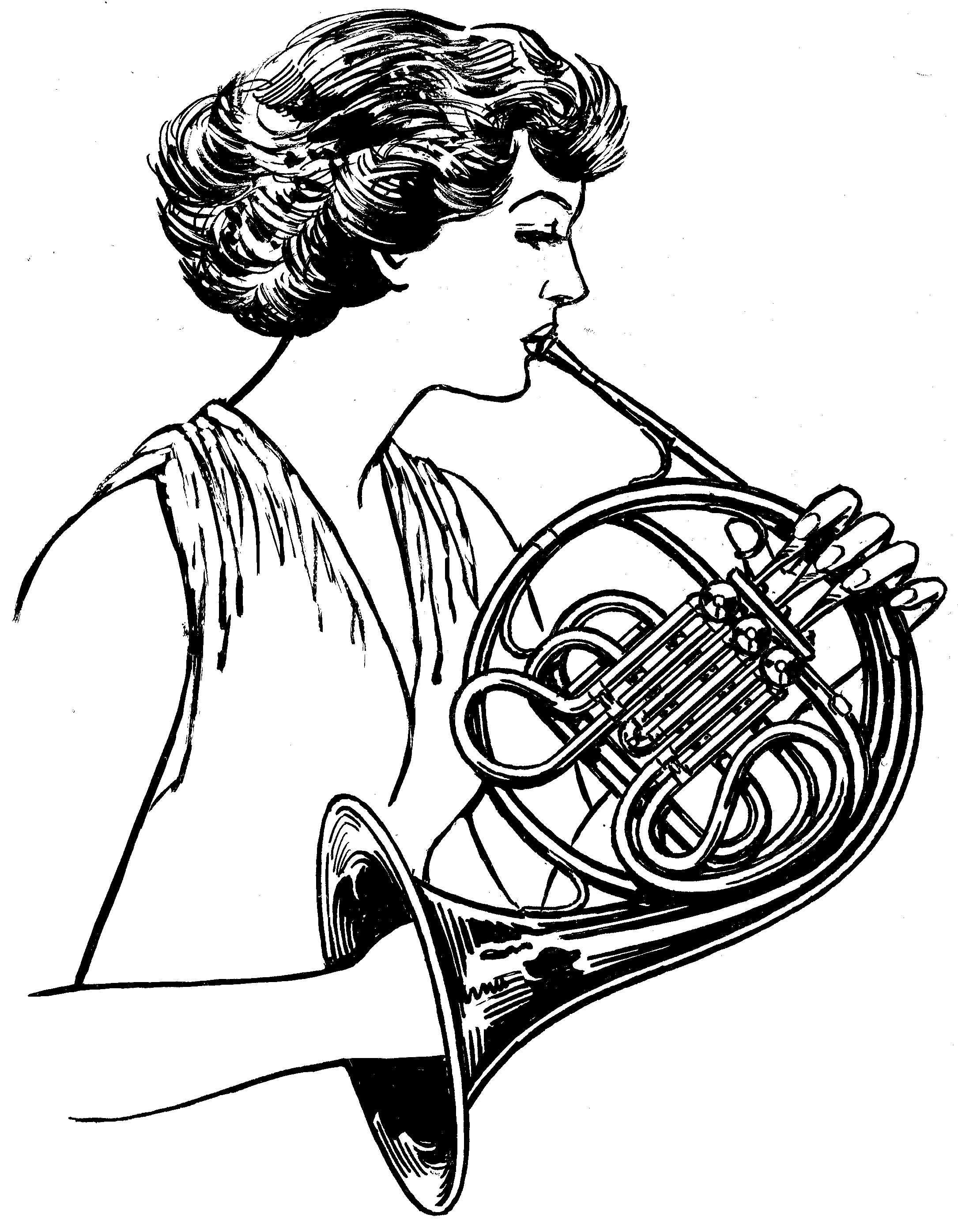 French Horn   Clipart Best