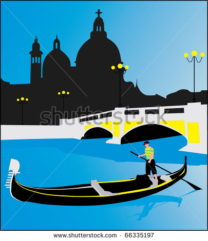Gondola  Venice Shutterstock  Eps Vector   Gondola  Venice   Id