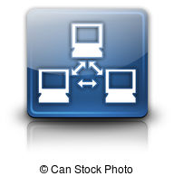 Icon Button Pictogram Network   Icon Button Pictogram