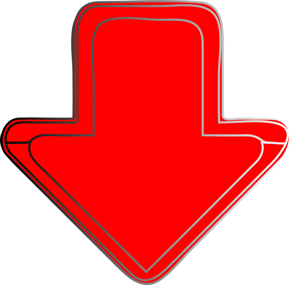 Red Arrow Down Clip Art At Clker Com   Vector Clip Art Online Royalty