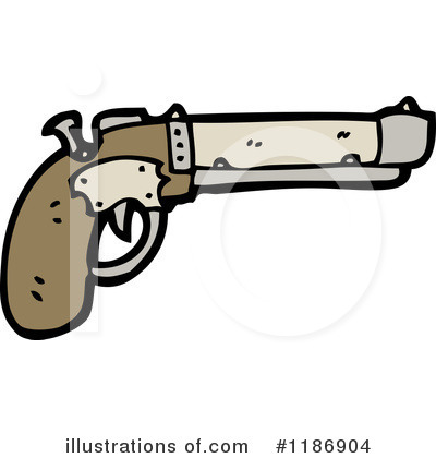 Royalty Free  Rf  Gun Clipart Illustration By Lineartestpilot Stock
