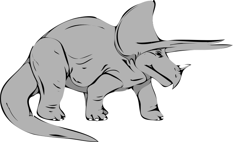 Triceratops Clip Art   Images   Free For Commercial Use