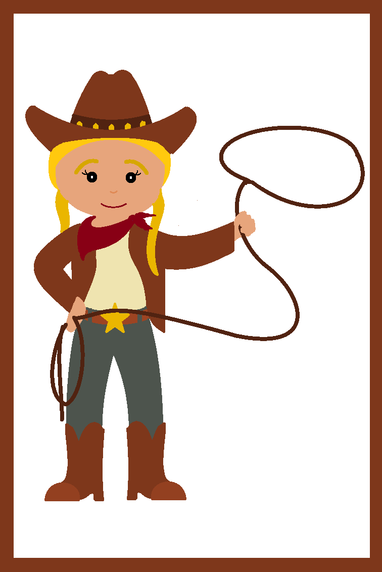 Best Cowgirl Clipart  9099   Clipartion Com