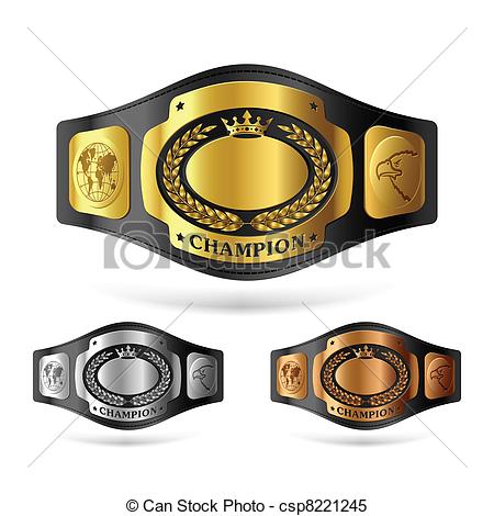 Champion Belt Clipart Champion Belt Clipart Vector