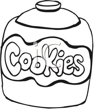 Cookie Clipart Black And White   Clipart Panda   Free Clipart Images