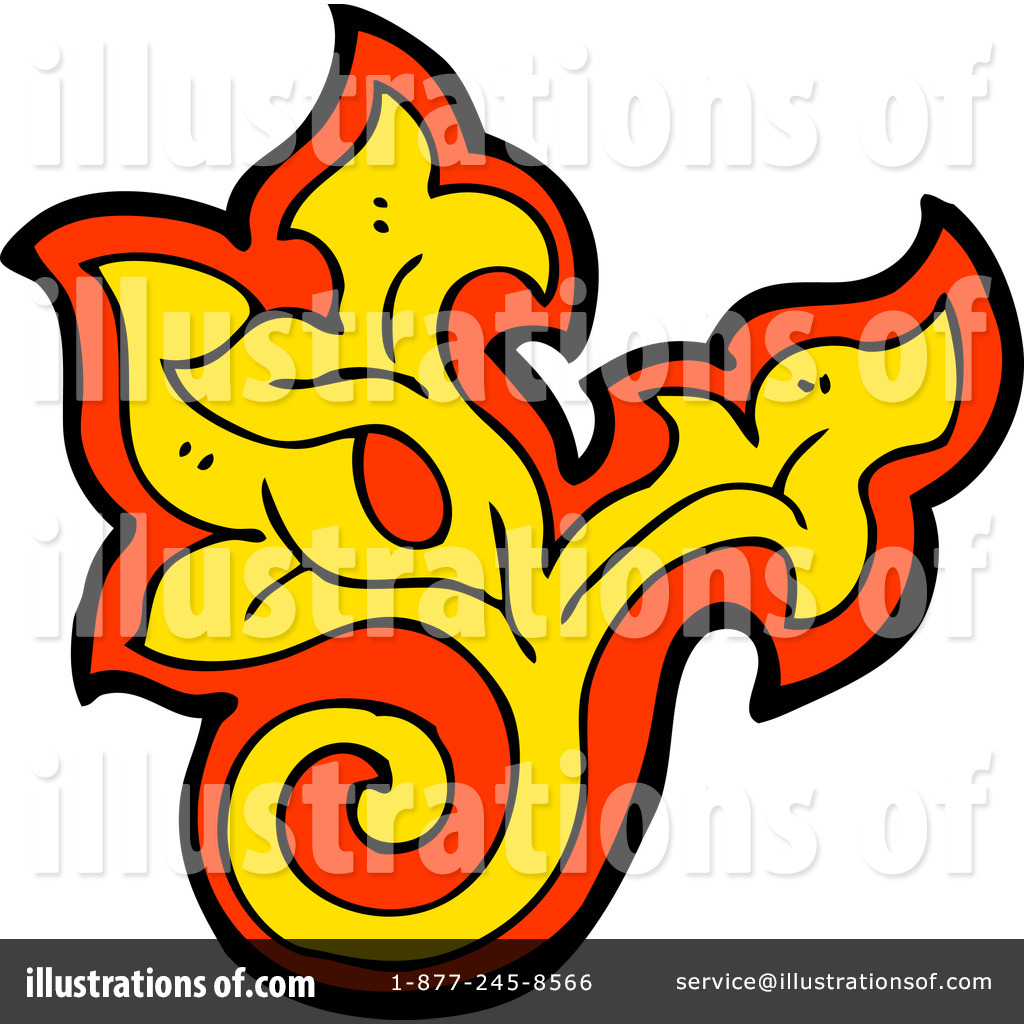 Flaming Letters Clip Art