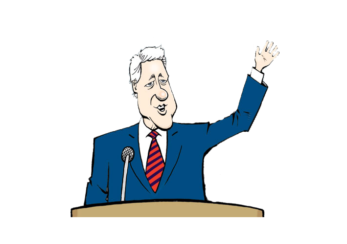 Free Clip Art President Bill Clinton