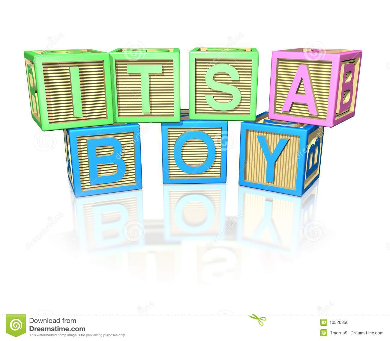 Its A Boy Stock Photo   Image  10520850
