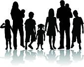 Large Family Clip Art And Illustration  398 Large Family Clipart
