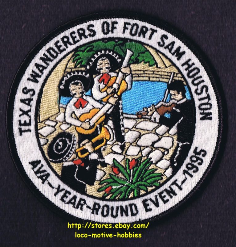 Lmh Patch Badge 1995 Tx Wanderers Ft Sam Houston Walking Club Ivv Ava    