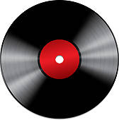 Record Clip Art Transparent Black Vinyl Record Isolated On