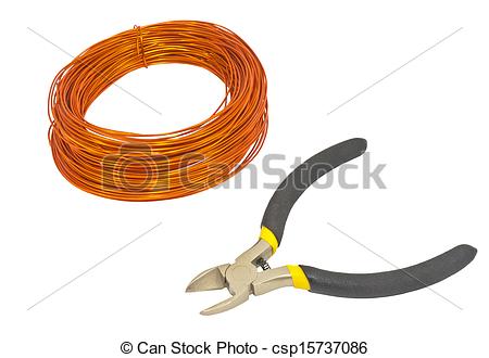 Stock Photo   A Roll Of Copper Wire   Stock Image Images Royalty    