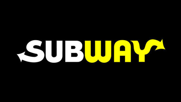 Subway Sandwich Shop Logo Graphic Element On Black Ap Graphics