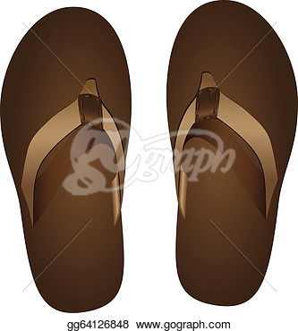 Water Shoes With Jumpers For The Toes  Vector Illustration  Clipart