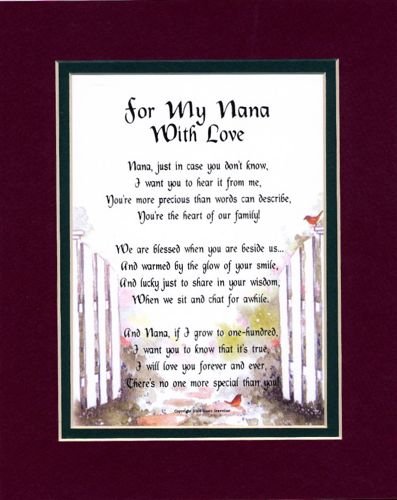 With Watercolor Graphics  A Mother S Day Gift For A Grandmother