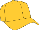 Yellow Baseball Hat Clip Art