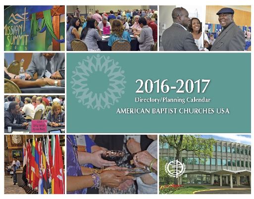       2016 2017 American Baptist Churches Directory Planning Calendar