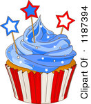 4th Of July Star Clipart 1187394 Cartoon Of A Patriotic Fourth Of July    