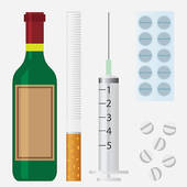 Addiction    Clipart Graphic