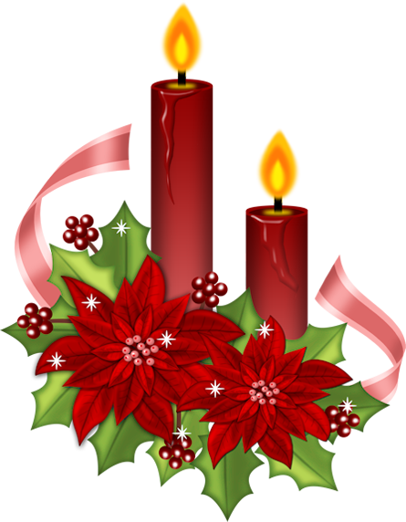 Christmas Candle Clipart   Quotes