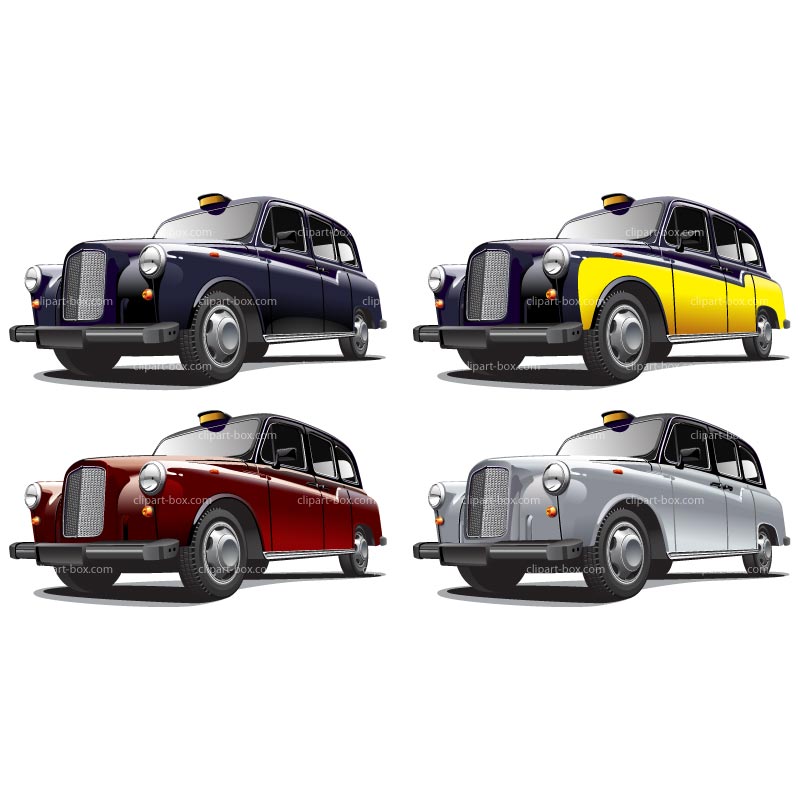 Clipart London Cab   Royalty Free Vector Design