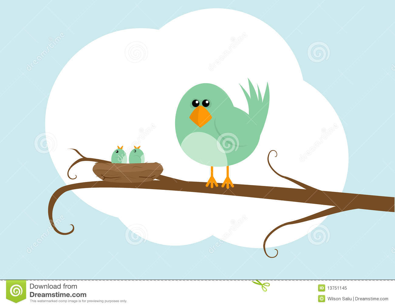 Empty Bird Nest Cartoon Cartoon Bird Nest 13751145 Jpg