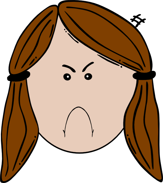 Girl Angry Clipart Clip Art