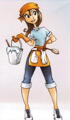Lady Clipart   Cleaning Lady 2 Pictures Cleaning Lady 2 Graphics