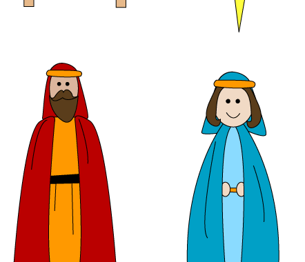 Mormon Share   Nativity   Cutouts