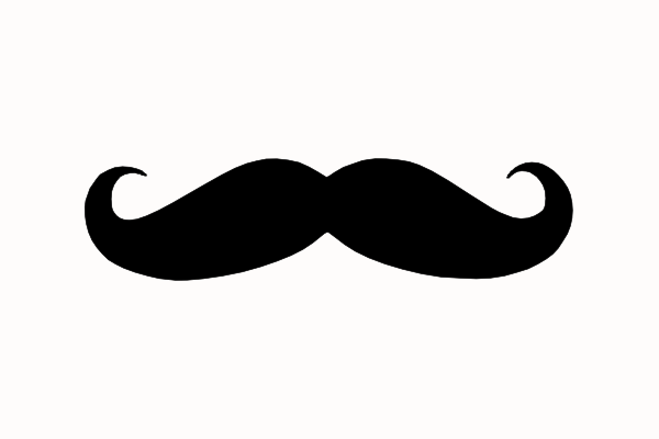 Moustache Black Brand Clip Art At Clker Com   Vector Clip Art Online