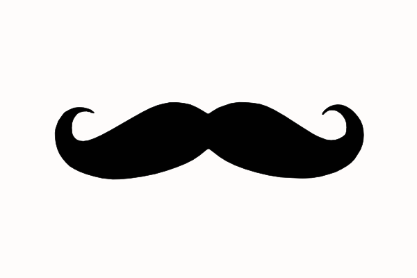 Mustache Clip Art At Clker Com   Vector Clip Art Online Royalty Free    