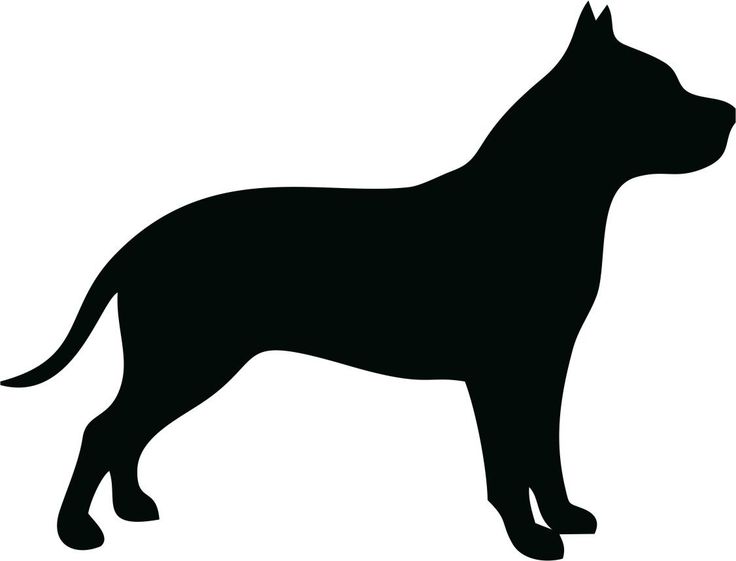 Pit Bull Dog Breed Silhouette Custom Vinyl Decal Sticker   4 X 3 05