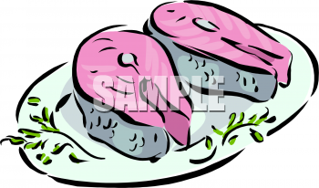 Royalty Free Salmon Clip Art Food Clipart